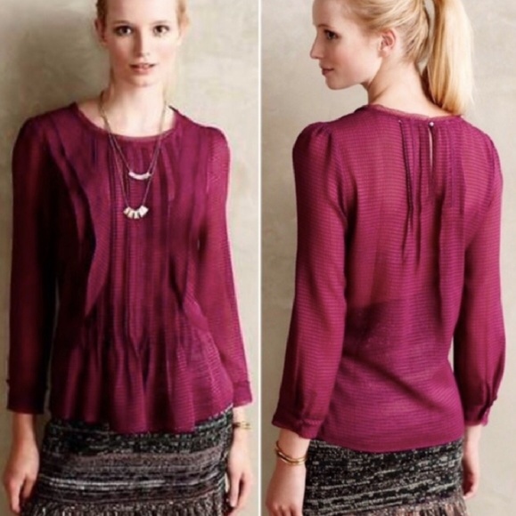 Anthropologie Tops - Anthropologie HD in Paris Thistleberry Blouse